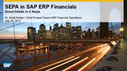 SEPA in SAP ERP Financials - Ausape