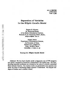 Separation of Variables in the Elliptic Gaudin Model