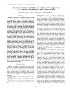 sequence stratigraphy - GeoScienceWorld