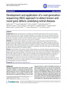 sequencing (NGS) - BioMedSearch