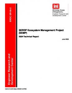 SERDP Ecosystem Management Project (SEMP): 2004 ... - DTIC