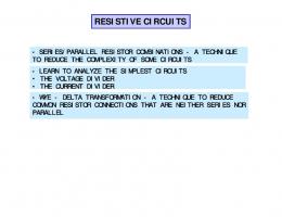 Series/Parallel Resistor Reduction