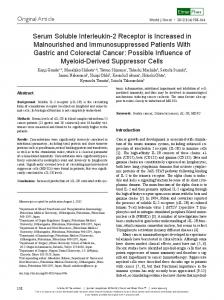 Serum Soluble Interleukin-2 Receptor is Increased