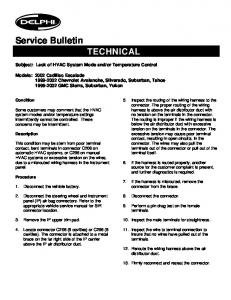 Service Bulletin