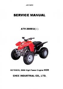 SERVICE MANUAL - Carl Salter