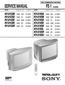 SERVICE MANUAL FE-1 CHASSIS