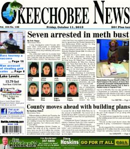 Seven arrested in meth bust