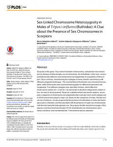 Sex-Linked Chromosome Heterozygosity in Males ... - Semantic Scholar