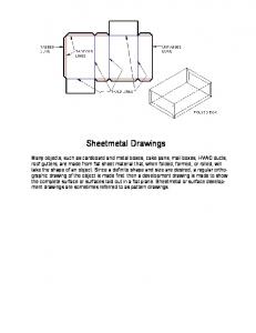 Sheetmetal Drawings