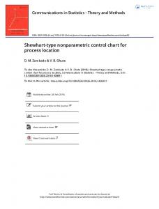 Shewhart-type nonparametric control chart for ...