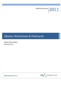 Sibelius Worksheets