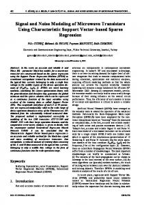 Signal and Noise Modeling of Microwave ... - Radioengineering