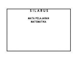 Silabus Matematika SMA - Istiyanto.Com