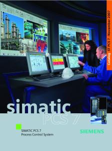 SIMATIC PCS 7 Process Control System