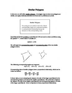 Similar Polygons