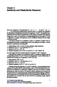 Similarity and Dissimilarity Measures