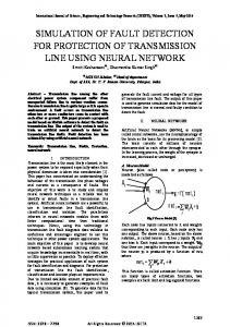 simulation of fault detection for protection of transmission line ... - IJSETR