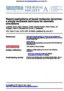 simulations a simple multiscale technique for ...