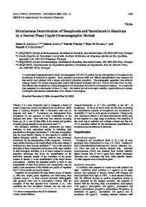 Simultaneous Determination of Tocopherols and Tocotrienols in ...