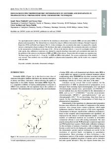 SIMULTANEOUS SPECTROPHOTOMETRIC DETERMINATION OF