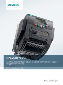 SINAMICS V20 - Siemens