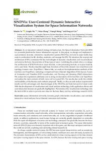 SINDVis: User-Centered Dynamic Interactive Visualization ... - MDPI