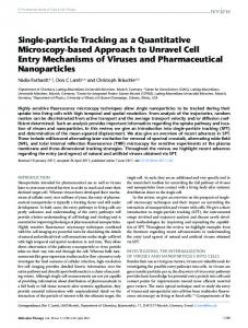 Single-particle Tracking as a Quantitative Microscopy