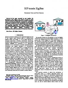 SIP meets ZigBee - IEEE Xplore