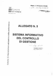 Sistema informativo del controllo di gestione - Comune di Verona