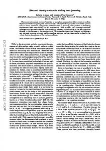 Size and density avalanche scaling near jamming