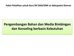 Skenario Workshop Pengembangan Media Bimbingan ... - Staff UNY