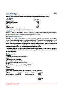 Skim Milk Agar - HiMedia Laboratories