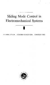 Sliding Mode Control vin Electromechanical Systems