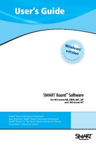 SMART Board Software User's Guide