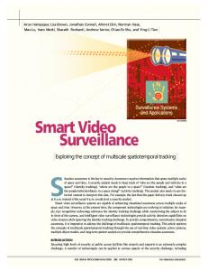 Smart video surveillance - Signal Processing Magazine ... - CiteSeerX