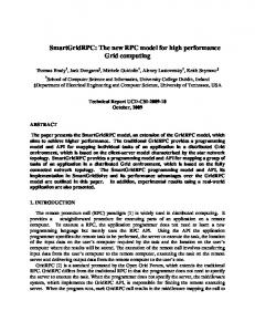 SmartGridRPC - Heterogeneous Computing Laboratory - University ...