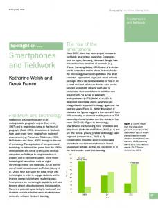 Smartphones and fieldwork