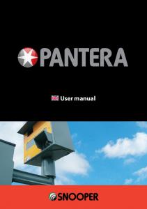 Snooper Pantera manual