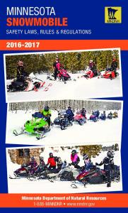 Snowmobile Regulations