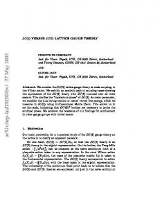 SO (3) VERSUS SU (2) LATTICE GAUGE THEORY