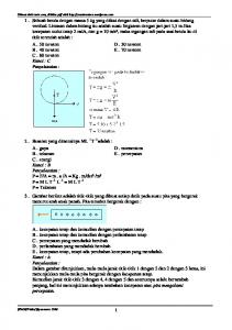 Soal Fisika dan Pembahasan Tahun 1986 - WordPress.com