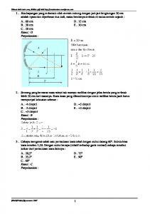 Soal Fisika dan Pembahasan Tahun 1987 - WordPress.com