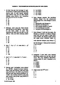 soal praseleksi osn kodya_2009