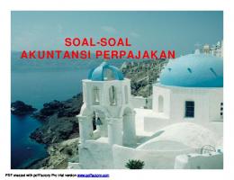 SOAL-SOAL AKUNTANSI PERPAJAKAN - WordPress.com