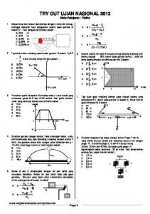 SOAL TRY OUT UJIAN NASIONAL 2013 - WordPress.com