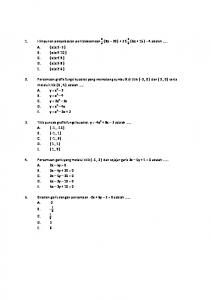 Soal UN Matematika SMK Teknologi,Kesehatan dan Pertanian ...