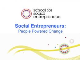 Social Entrepreneurs: