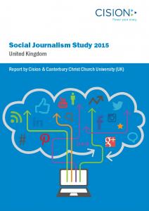 Social Journalism Study 2015 - Vuelio