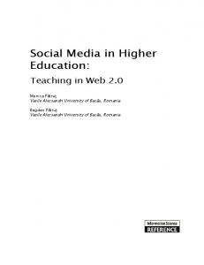 Social Media in Higher Education: