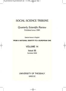 SOCIAL SCIENCE TRIBUNE